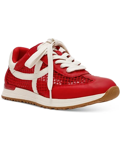 Dv Dolce Vita Women's Joque Mesh Sporty Retro Lace-Up Sneakers