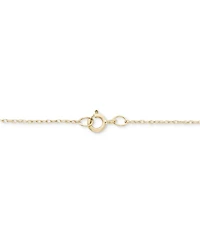 Diamond Heart & Cross 18" Pendant Necklace (1/6 ct. t.w.) in 10k Gold