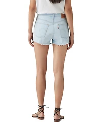 Levi's Women's 501 Button Fly Cotton High-Rise Denim Shorts