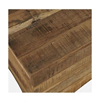 Jofran Reclamation 36" Rustic Solid Wood Storage Chest Cabinet