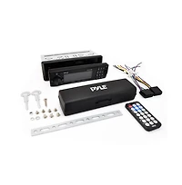 Pyle Single Din Vehicle Receiver Headunit, Detachable Face, Usb, Sd, MP3