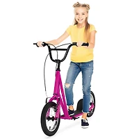 Height Adjustable Kid Kick Scooter with 12 Inch Air Filled Wheel