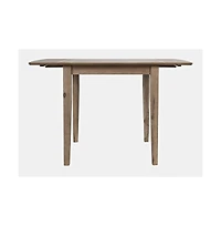 Jofran Acacia Drop-Leaf Coastal Wire-Brushed Acacia Dining Table