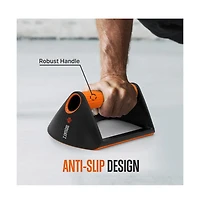 Squatz Multi-Function Push-Up Rack with Resistance Bands for Home Workouts