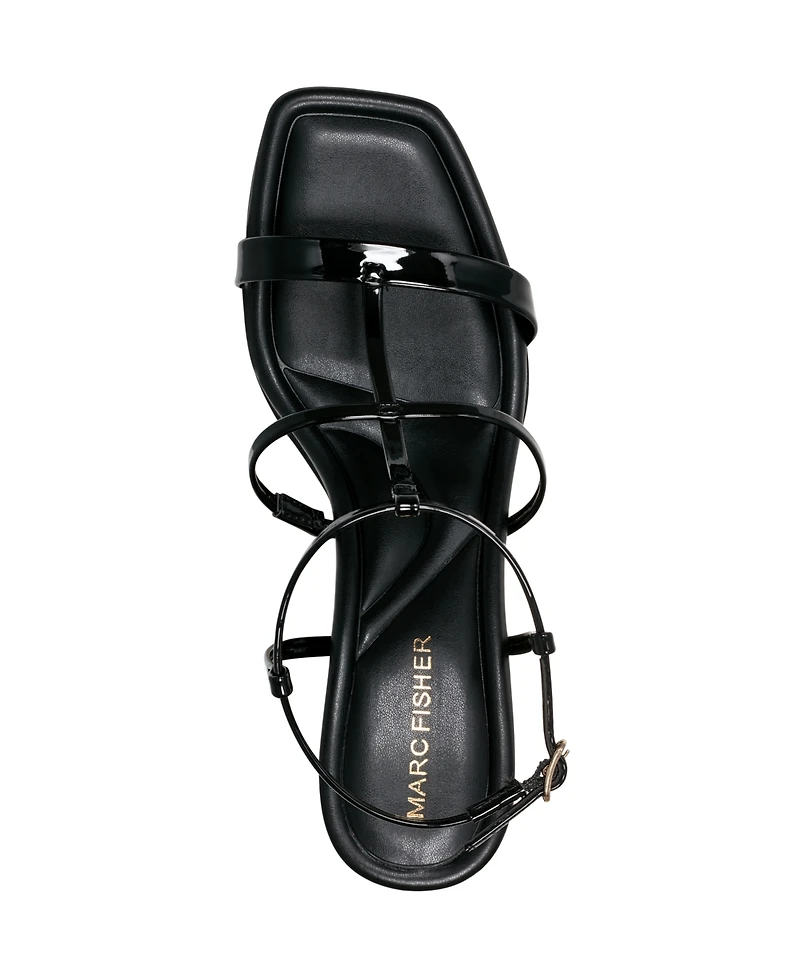 Marc Fisher Women's Gellyn Caged Block Heel Sandals