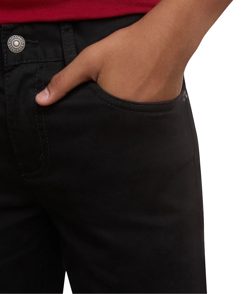 Levi's Big Boys 511 Slim Fit 5-Pocket Sueded Pants