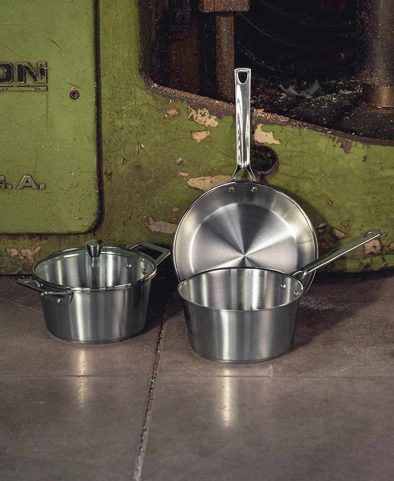 Cristel 1826 8-Piece Stainless Steel Cookware Set