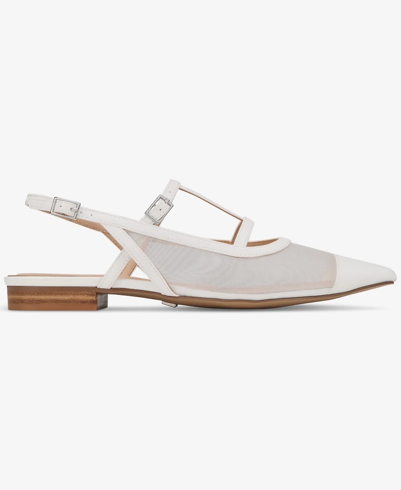 Vaila Shoes Women's Luna Slingback Flats - Extended Sizes 9-14