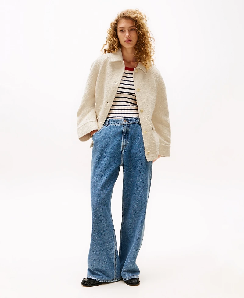 Tommy Hilfiger x Sofia Richie Grainge Women's Button-Down Patch-Pocket Jacket