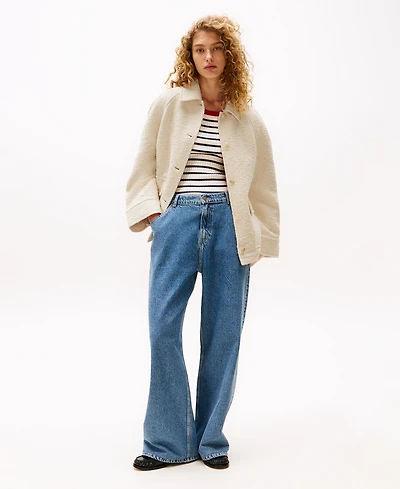 Tommy Hilfiger x Sofia Richie Grainge Women's Button-Down Patch-Pocket Jacket