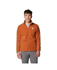 Columbia Men's Texas Orange Texas Longhorns Flanker Iv Fleece Raglan Full-Zip Jacket