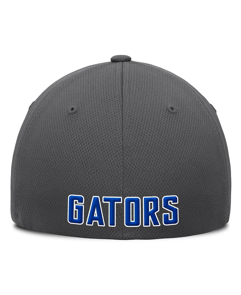 Top of the World Men's Charcoal Florida Gators Reflex Logo Flex Hat