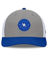 Top of the World Men's Gray/Royal Kentucky Wildcats Rob Trucker Adjustable Hat
