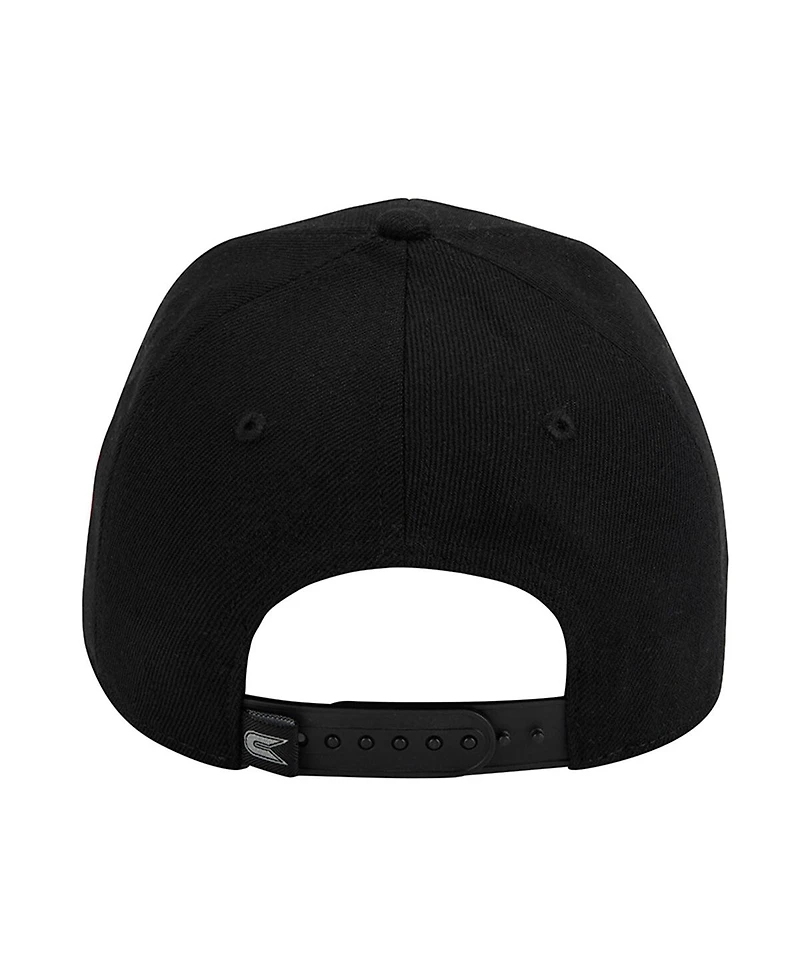 Colosseum Men's Black/Scarlet Ohio State Buckeyes On Our Honor Adjustable Hat