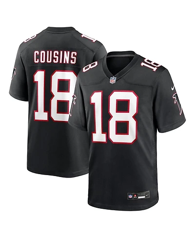 Nike Big Boys and Girls Kirk Cousins Black Atlanta Falcons Alternate Game Jersey