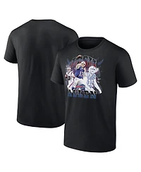 Fanatics Men's Josh Allen Black Buffalo Bills Notorious Player Graphic T-Shirt