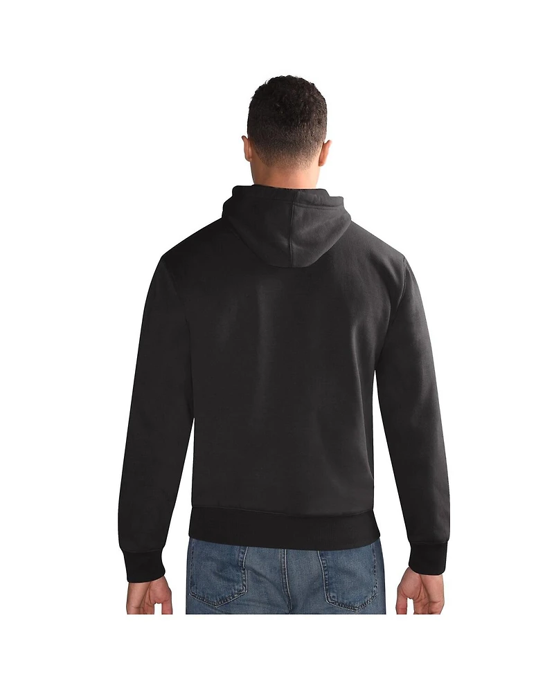 Starter Men's Black Philadelphia Eagles Vintage Pullover Hoodie