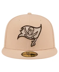 New Era Men's Tan Tampa Bay Buccaneers Candied Pecan 59FIFTY Fitted Hat