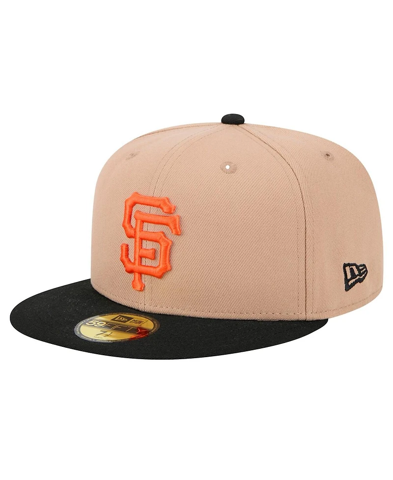 New Era Men's Khaki San Francisco Giants 59FIFTY Fitted Hat