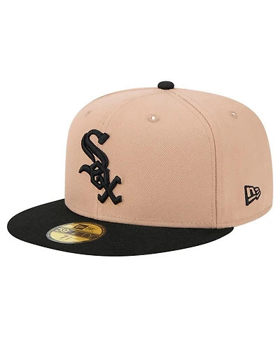 New Era Men's Khaki Chicago White Sox 59FIFTY Fitted Hat