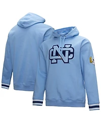 Mitchell & Ness Men's Carolina Blue North Carolina Tar Heels Chain stich Fleece Pullover Hoodie