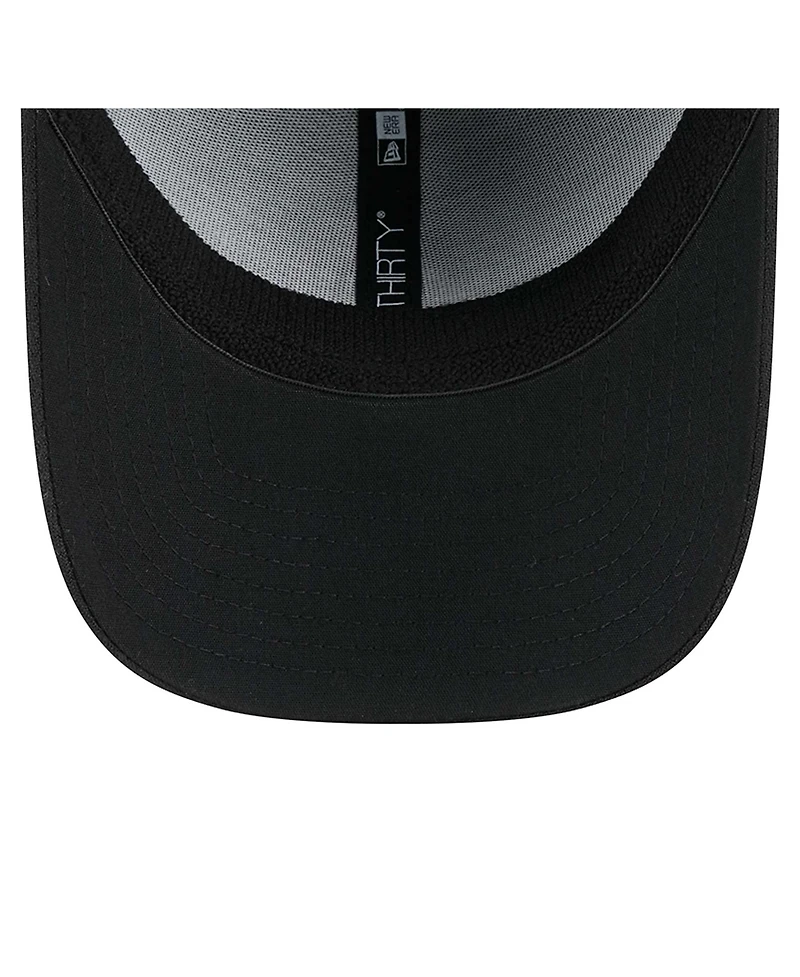 New Era Men's Black Arizona Diamondbacks Logo 39THIRTY Flex Hat