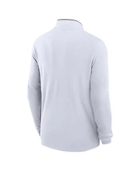 Nike Men's White Colorado Buffaloes Coaches Courtside Basketball Victory Performance Quarter-Zip Top