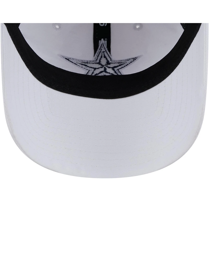 New Era Men's White Dallas Cowboys Main 9TWENTY Adjustable Hat