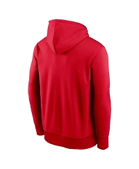 Nike Men's Red Georgia Bulldogs Icon Football Performance Pullover Hoodie