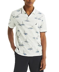 Nautica Men's Printed Sailboat Polo Shirt