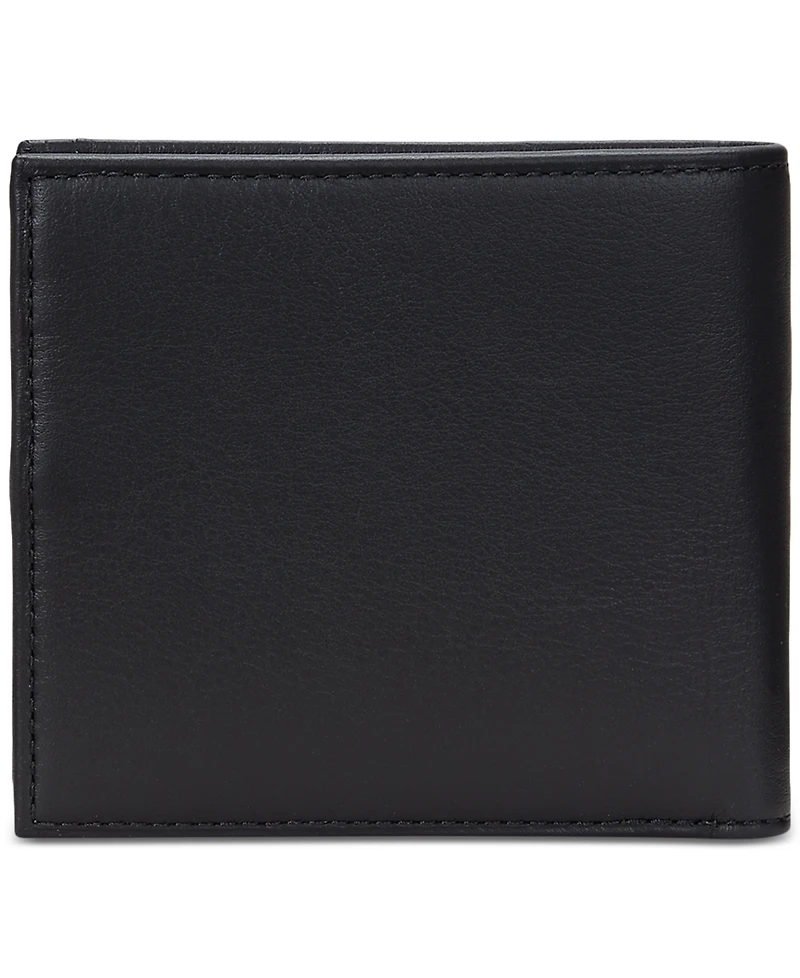 Polo Ralph Lauren Men's Smooth Leather Billfold Wallet