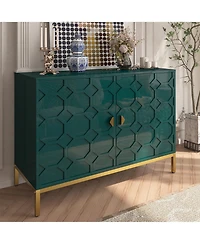 Freestanding Storage Cabinet 2-Door Accent Cabinet
