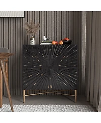 Boyel Living Modern Wood Storage 2 Door Accent Cabinet