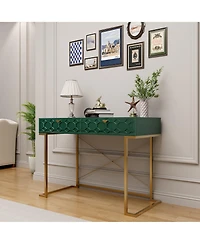 Functional Writing Desk with Ample Storage and Modern Design