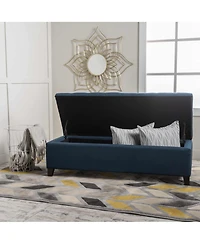 Modern Storage Ottoman, Multipurpose Footstool & Storage Bench-The Pop Home