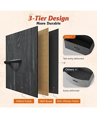 Wlive Fabric Dresser for Bedroom Storage Drawer UnitDresser with 10 Deep Drawers Office College Dorm