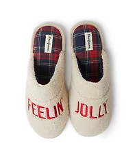Dearfoams Men's Tyler Novelty Holiday Christmas Scuff Slipper