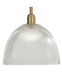360 Lighting Williams 12" Modern Pendant Ceiling Light Fixture Dining Room Over Table Kitchen Island Dome Antique Brass Mini