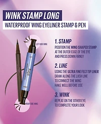Kaja Wink Stamp Long Waterproof Wing Eyeliner & Pen