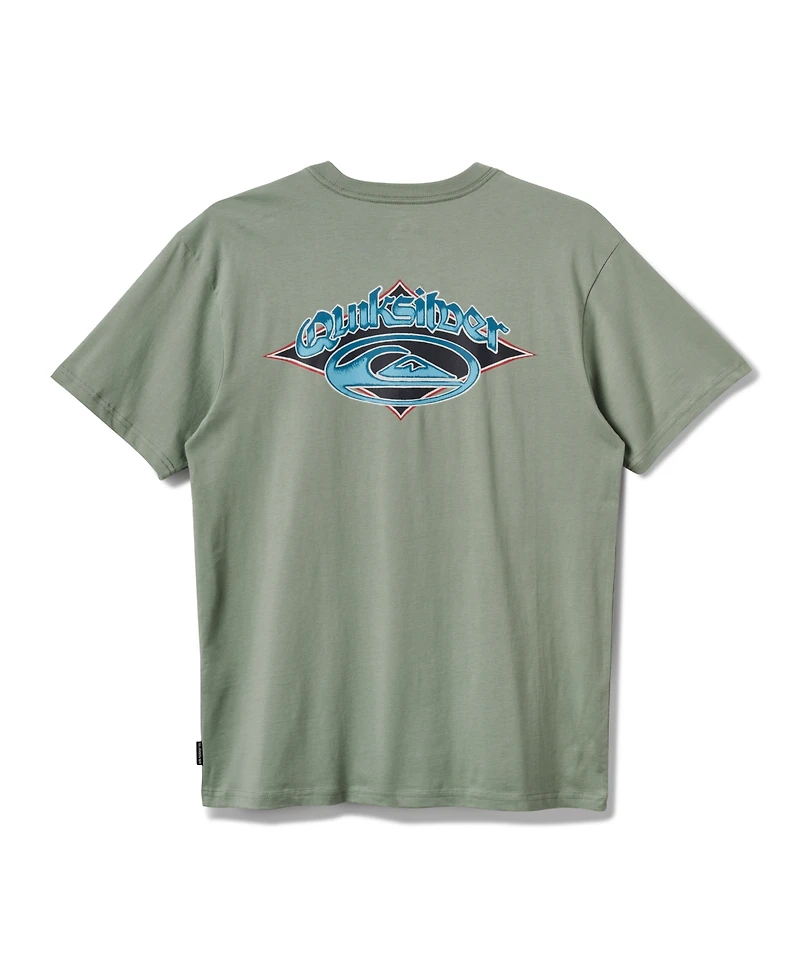 Quiksilver Men's Brushwork Short Sleeve T-Shirt