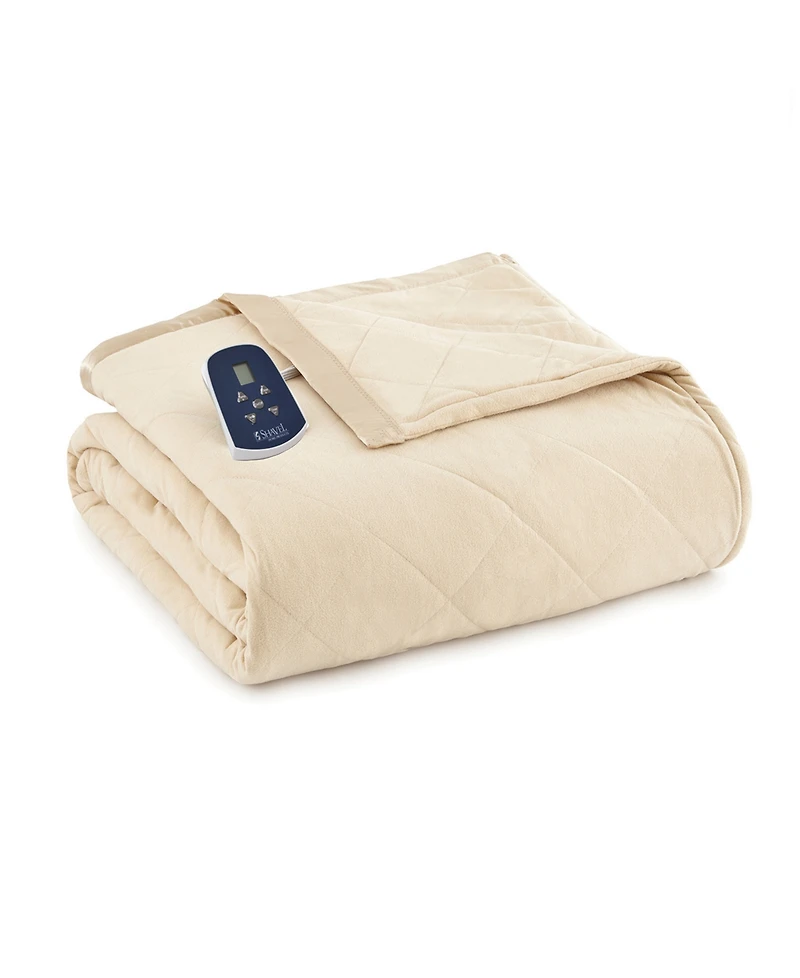 Shavel Micro Flannel 7 Layers of Warmth Electric Blanket, Full