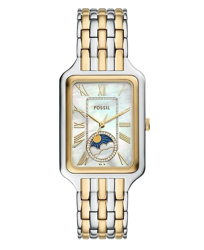 Fossil Women's Raquel Sun Moon Multifunction Stainless Steel Watch, 29mm
