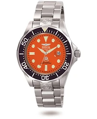 Invicta Men's 4186 Pro Diver Automatic 3 Hand Orange Dial Watch