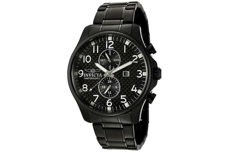 Invicta Men's Specialty Quartz Chronograph Black Dial Watch