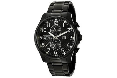 Invicta Men's Specialty Quartz Chronograph Black Dial Watch