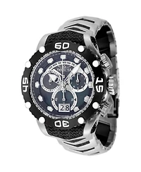 Invicta Men's 47291 Subaqua Quartz Chronograph Black, Silver Dial Watch