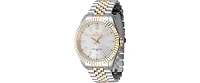 Invicta Men's Specialty Quartz 3 Hand Silver Dial Watch