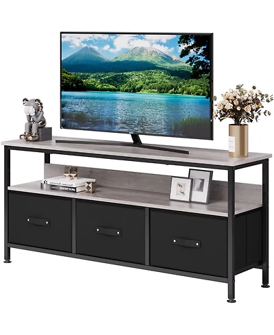 gaomon Dresser Tv Stand, Entertainment Center with Storage, 55 Inch Tv Stand for Bedroom