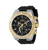 Invicta Men's Aviator Quartz Multifunction Black Dial Watch