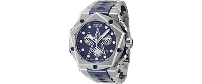 Invicta Men's 44493 Nfl Dallas Cowboys Quartz Multifunction Navy Blue Dial Watch
